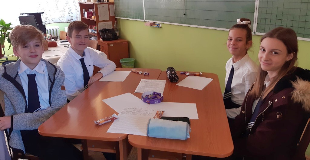 A hetedikesek csapata az országos döntőben