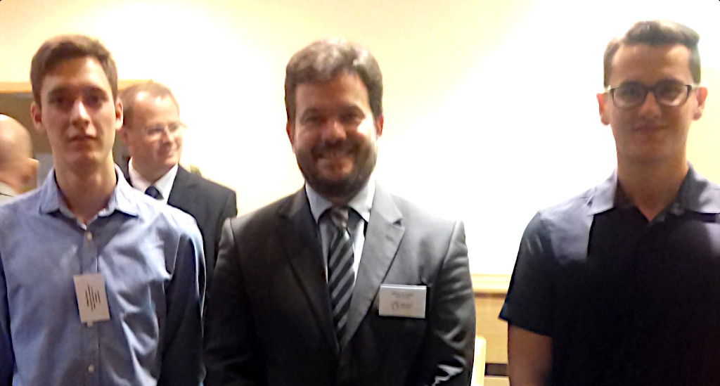 A döntőn készült fotó, bal oldalon Urbán Soma